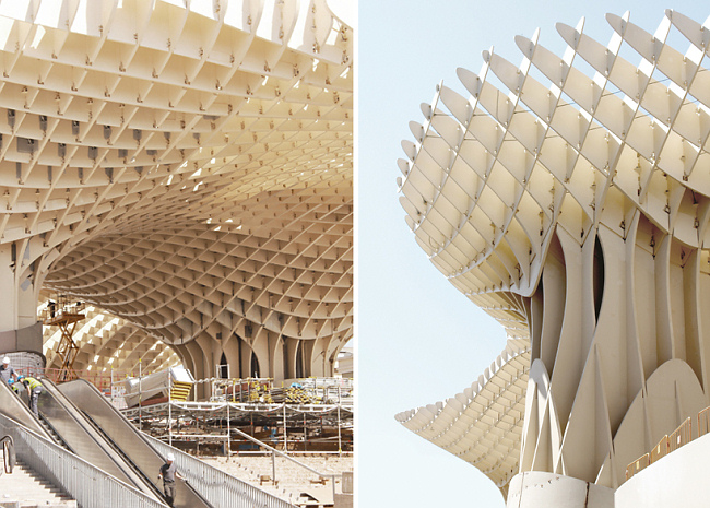 Деревянный гигант Metropol Parasol в Севилье