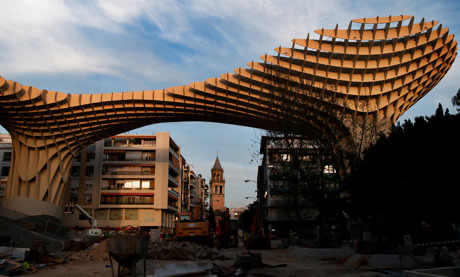 Деревянный гигант Metropol Parasol в Севилье