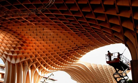 Деревянный гигант Metropol Parasol в Севилье